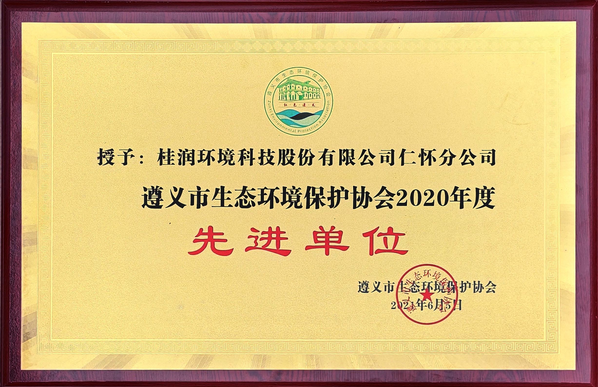 遵義市生態(tài)環(huán)境保護協(xié)會2020年度先進單位.jpg